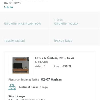 Vivense Ürün Teslimatı Yapılmıyor