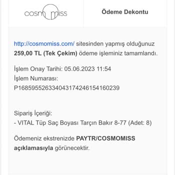 Cosmomiss.com Ürünüm Gelmiyor Ve Şirkete Ulaşamıyorum