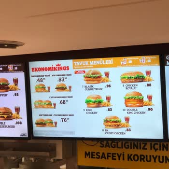 Burger King Fiyat Farkı Var