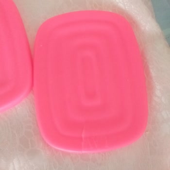 Lav Dikdörtgen Cam Pembe Kapaklı Kahvaltılık Kabı