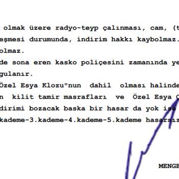 Hdi Sigorta Poliçemde İkame Araç Temininin Uygulanmaması