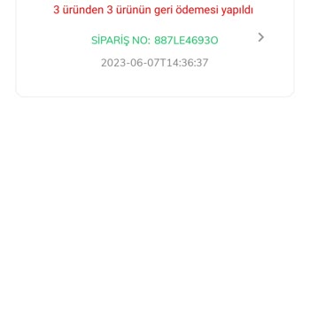 My Love Butik İade Ücretimin Ödenmesini İstiyorum