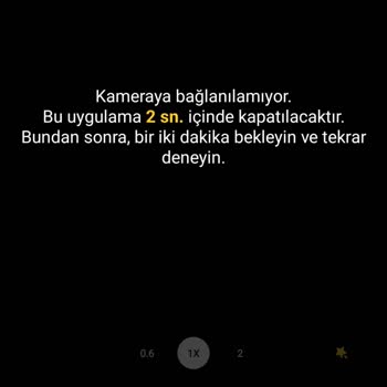 Xiaomi Kamera Hata Veriyor