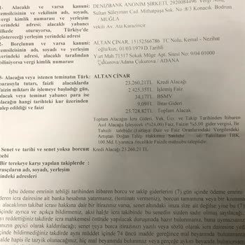 Denizbank İlke Varlik Yonetimi Borç Bitmemesi Ve Ekstra Para İstenmesi Hk