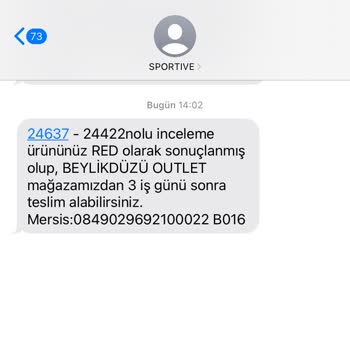 Sportive Müşteriye Hatalı Ürün Satışı Hakkında