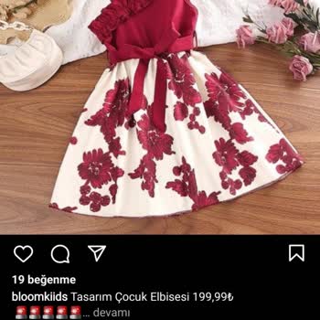 Instagram'da Bloomkiids Sayfasından Hatalı Elbise Siparişi