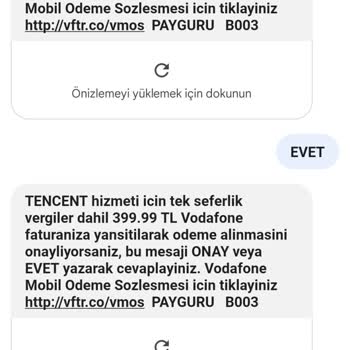 Faturaya.com Vodafone Faturamdan 2 Sefer 399 TL Kesildi