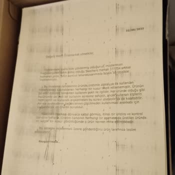 Skechers Marka Ayakkabı Kısa Sürede Deforme Oldu