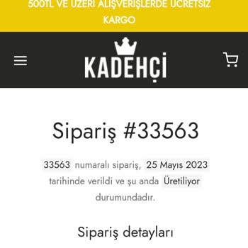 Kadehci.com Yerine Getirilmeyen Sipariş