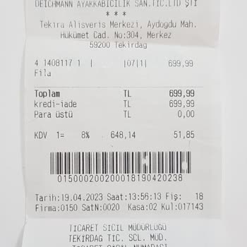 Deichmann Mağazasından Satın Aldığım Fila Marka Çantanın Değişim İadesi