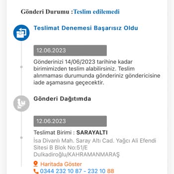 MNG Kargo Kargo Dağıtıma Çıktığı Halde Verilmedi