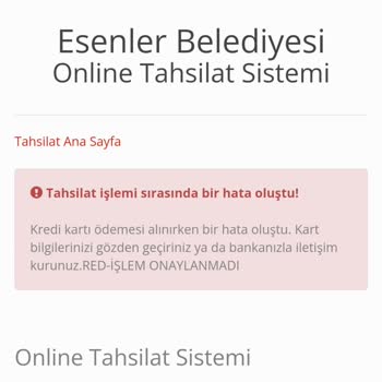 Esenler Belediyesi Emlak Vergi Ödeme Sorunu