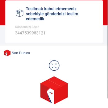 Aras Kargo Evde Olduğumu Teyit Etmeme Rağmen Kargomu Teslim Etmiyor