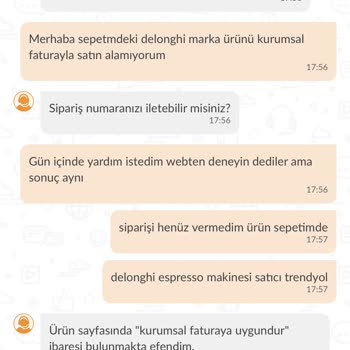 Trendyol Kurumsal Fatura Kesmemesi