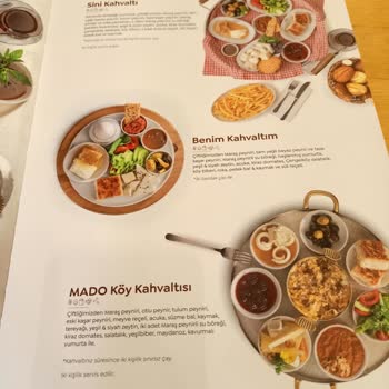 Mado Fiyat Yazmaması Menüde