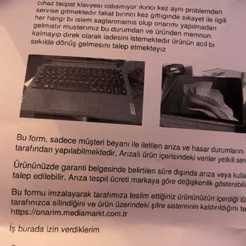 Media Markt Arızalı Tabletin İade Süreci