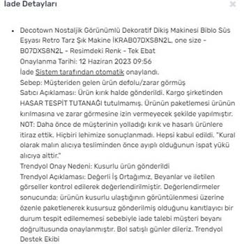 Trendyol İadelerde Çifte Standart Uyguluyor