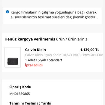 Morhipo Calvin Klein Cüzdan - Kalite Kontrol Yalanı