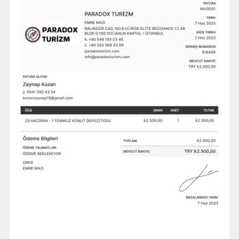 Paradox Turizm'den Tatil Bungalovu Kiralamak İstemiştim Ve Paramı Kaptırdım