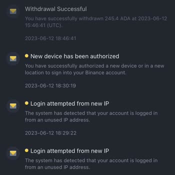 Binance Hesabım Hacklendi