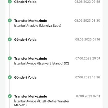 Trendyol Express Manolya Şube Kargomu Teslim Etmiyor