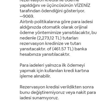 Airbnb Para İadesi Yapmıyor