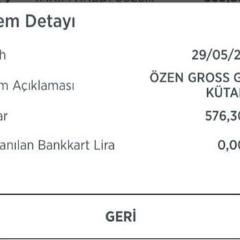 Özen Gross Kütahya Şubesi'nden Aldığımız Kıyma Kötü Kokuyor!