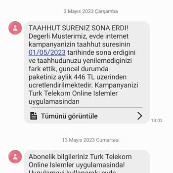 Türk Telekom Bittiği Söylenen Ama Bitmeyen Taahhüt Sorunu