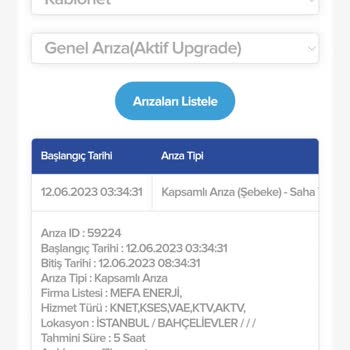 Kablo Net Bahçelievler Genel Arızası