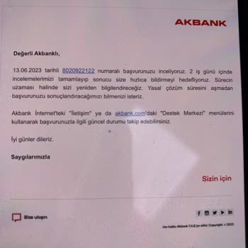 Akbank Mükerrer Yansıtılan Hesap