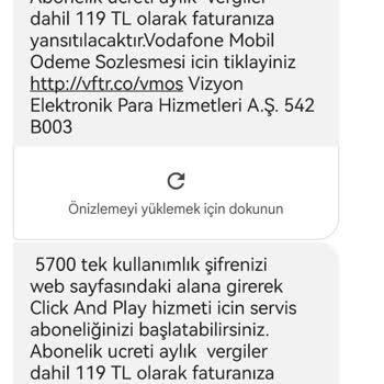 Vodafone Click And Play Üyelik Ücreti İptali