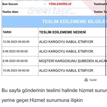 Aras Kargo Etimesgut Burcu Şube Sorunu