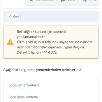 E-Devlet (Turkiye.gov.tr) Elektrik Başvurusu Yapamıyorum