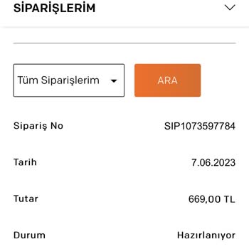 Koray Spor Siparişi İptal Etmiyor