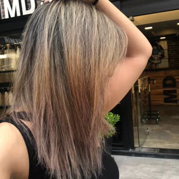 Md Saç Tasarım (İzmir) Kalitesiz Kötü Ombre!