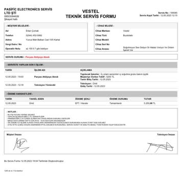 Vestel Buzdolabı Arızası Ve Teknik Servis Yetersizliği