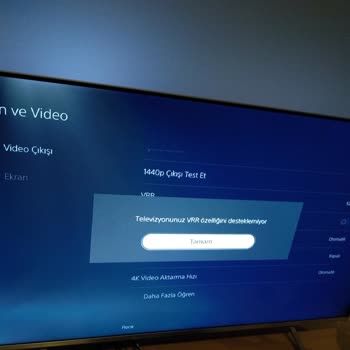 Philips TV Philips 50PUS8807 Vrr & Allm TV Desteklemiyor Hatası