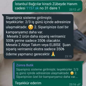 Zümra Eşarp & Tesettür Ödemesini Alıp Ürünü Teslim Etmiyorlar!