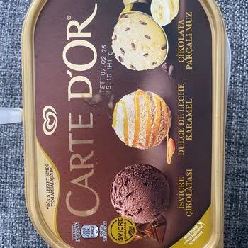 BİM Carte Dor Dondurma Bozuk, Buzlanmış