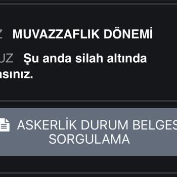 E-Devlet (Turkiye.gov.tr) Askerlik Bitmesine Rağmen Hala Silah Altındayım!