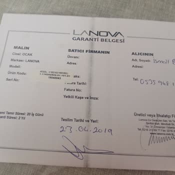 Lanova Aspiratörüm Kendiliğinden Çalışıyor