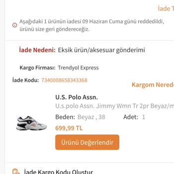 Sporthink Ürün İade Kabul Etmiyor!