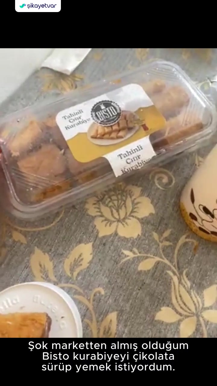 Şok Marketler Bisto Çıtır Kurabiyeden Kıl Çıkması videonun kapak resmi