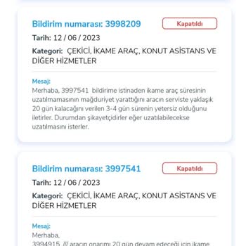 Anadolu Sigorta Kasko- İkame Araç Sorunu
