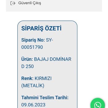 Bajaj Kuralkan Teslimat Tarihi Sorunu