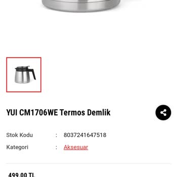 Yui Garanti Kapsamında Yedek Parça Temin Etmiyorlar.