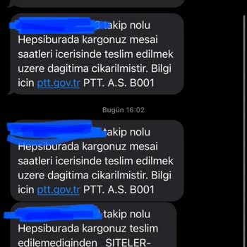 PTT Kargo Adrese Teslimat Yapmıyor