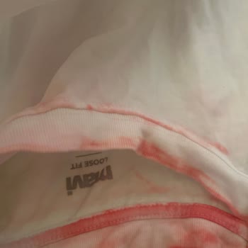 Mavi T-shirt Renk Değişimi