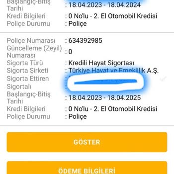 VakıfBank 2. El Taşıt Kredisi Poliçe İptali
