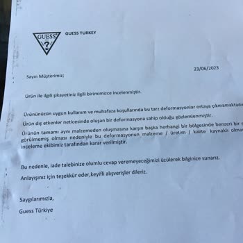 Guess Ayakkabı Alt Tabanı Dökülmesi